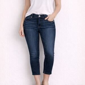 Paige Verdugo Crop Dark Wash Jeans Size 29